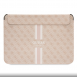 Guess PU 4G Printed Stripes Datorfodral 13/14" Rosa