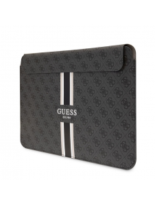 Guess PU 4G Printed Stripes Datorfodral 13/14" Svart