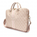 Guess PU 4G Printed Stripes datorväska 15/16" Rosa