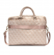 Guess PU 4G Printed Stripes datorväska 15/16" Rosa