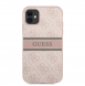 Guess PU 4G Printed Stripe Fodral till iPhone 11 Rosa