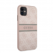 Guess PU 4G Printed Stripe Fodral till iPhone 11 Rosa