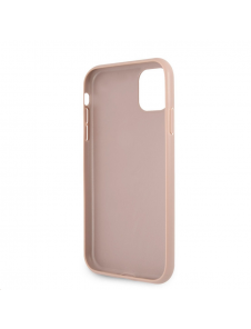 Guess PU 4G Printed Stripe Fodral till iPhone 11 Rosa