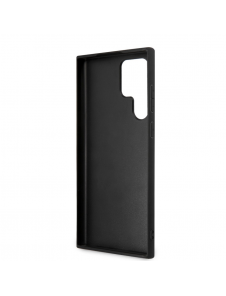 Guess PU 4G metalllogofodral till Samsung Galaxy S23 Ultra Grey