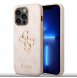 Guess PU 4G metalllogofodral för iPhone 15 Pro Max Rosa