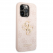 Guess PU 4G metalllogofodral för iPhone 15 Pro Max Rosa