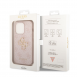 Guess PU 4G metalllogofodral för iPhone 14 Pro Pink
