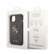 Guess PU 4G metalllogofodral för iPhone 14 Plus Grå