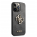Guess PU 4G metalllogofodral för iPhone 13 Pro Grå
