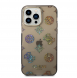 Guess PC/TPU Peony Glitter Fodral för iPhone 14 Pro Max Svart