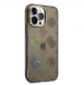 Guess PC/TPU Peony Glitter Fodral för iPhone 14 Pro Max Svart