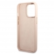 Guess PC/TPU 4G Metal Camera Outline Case för iPhone 14 Pro Pink