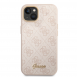 Guess PC/TPU 4G Metal Camera Outline Case för iPhone 14 Rosa