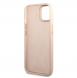 Guess PC/TPU 4G Metal Camera Outline Case för iPhone 14 Rosa