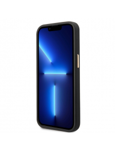 Guess PC/TPU 4G Metal Camera Outline Fodral för iPhone 14 Svart