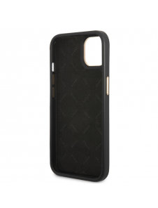 Guess PC/TPU 4G Metal Camera Outline Fodral för iPhone 14 Svart