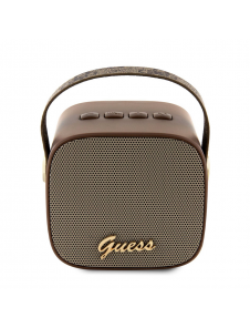 Guess Mini Bluetooth-högtalare PU 4G-rem Brun (skadat paket)