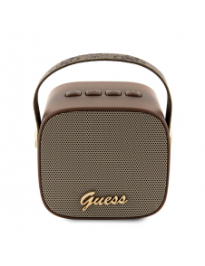 Guess Mini Bluetooth-högtalare PU 4G-rem Brun (skadat paket)