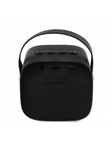 Guess Mini Bluetooth-högtalare PU 4G-rem svart (skadat paket)