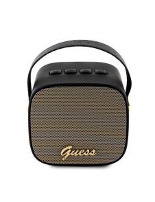 Guess Mini Bluetooth-högtalare PU 4G-rem svart (skadat paket)