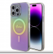 Guess IML Iridescent Script MagSafe Fodral för iPhone 15 Pro Pink