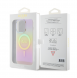 Guess IML Iridescent Script MagSafe Fodral för iPhone 15 Pro Max Rosa