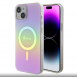 Guess IML Iridescent Script MagSafe Fodral för iPhone 15 Rosa