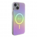 Guess IML Iridescent Script MagSafe Fodral för iPhone 15 Rosa