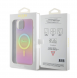 Guess IML Iridescent Script MagSafe Fodral för iPhone 15 Rosa