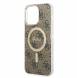 Guess IML 4G MagSafe Fodral för iPhone 15 Pro Max Brun