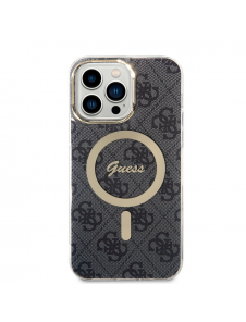 Guess IML 4G MagSafe Fodral för iPhone 15 Pro Max Svart