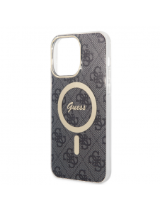 Guess IML 4G MagSafe Fodral för iPhone 15 Pro Max Svart