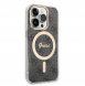 Guess IML 4G MagSafe Fodral för iPhone 15 Pro Svart