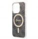 Guess IML 4G MagSafe Fodral för iPhone 15 Pro Svart