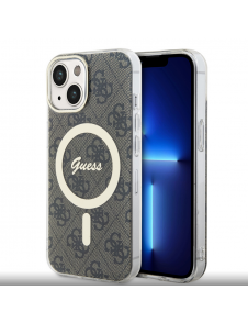 Guess IML 4G MagSafe Fodral för iPhone 15 Brun