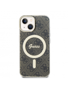 Guess IML 4G MagSafe Fodral för iPhone 15 Brun