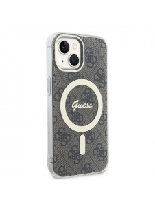 Guess IML 4G MagSafe Fodral för iPhone 15 Brun