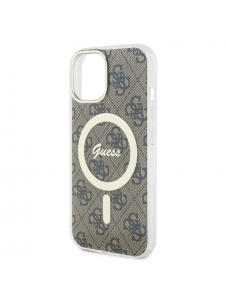 Guess IML 4G MagSafe Fodral för iPhone 15 Brun