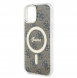 Guess IML 4G MagSafe Fodral för iPhone 15 Brun