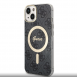 Guess IML 4G MagSafe Fodral för iPhone 15 Svart