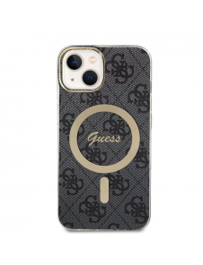 Guess IML 4G MagSafe Fodral för iPhone 15 Svart