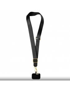 Guess Crossbody Strap Nylon 4G Charm Svart