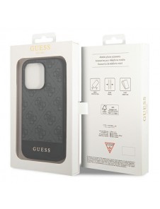 Guess 4G Stripe Fodral till iPhone 14 Pro Grey