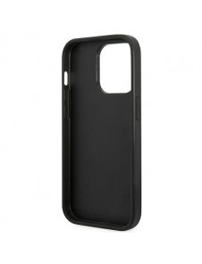 Guess 4G Stripe Fodral till iPhone 14 Pro Grey