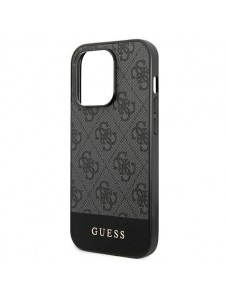 Guess 4G Stripe Fodral till iPhone 14 Pro Grey