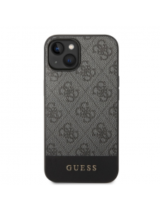 Guess 4G Stripe Fodral till iPhone 14 Grå