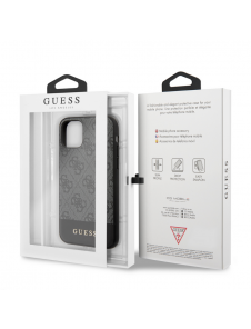 Guess 4G Stripe-fodral till iPhone 11 Pro Grey