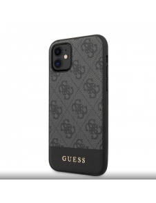 Guess 4G Stripe Fodral till iPhone 11 Grå