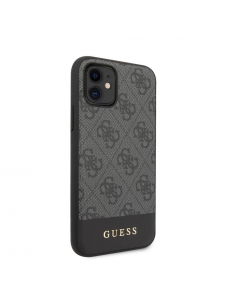 Guess 4G Stripe Fodral till iPhone 11 Grå
