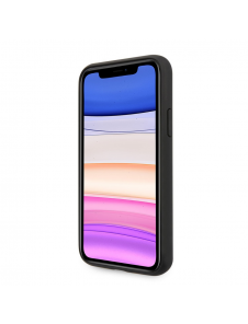 Guess 4G Stripe Fodral till iPhone 11 Grå
